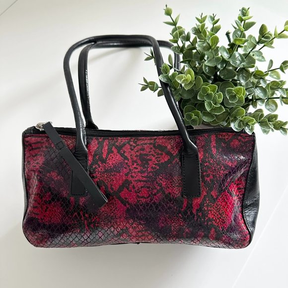 Holt Renfrew - Vintage Faux Snake Shoulder Bag - Picture 1 of 12